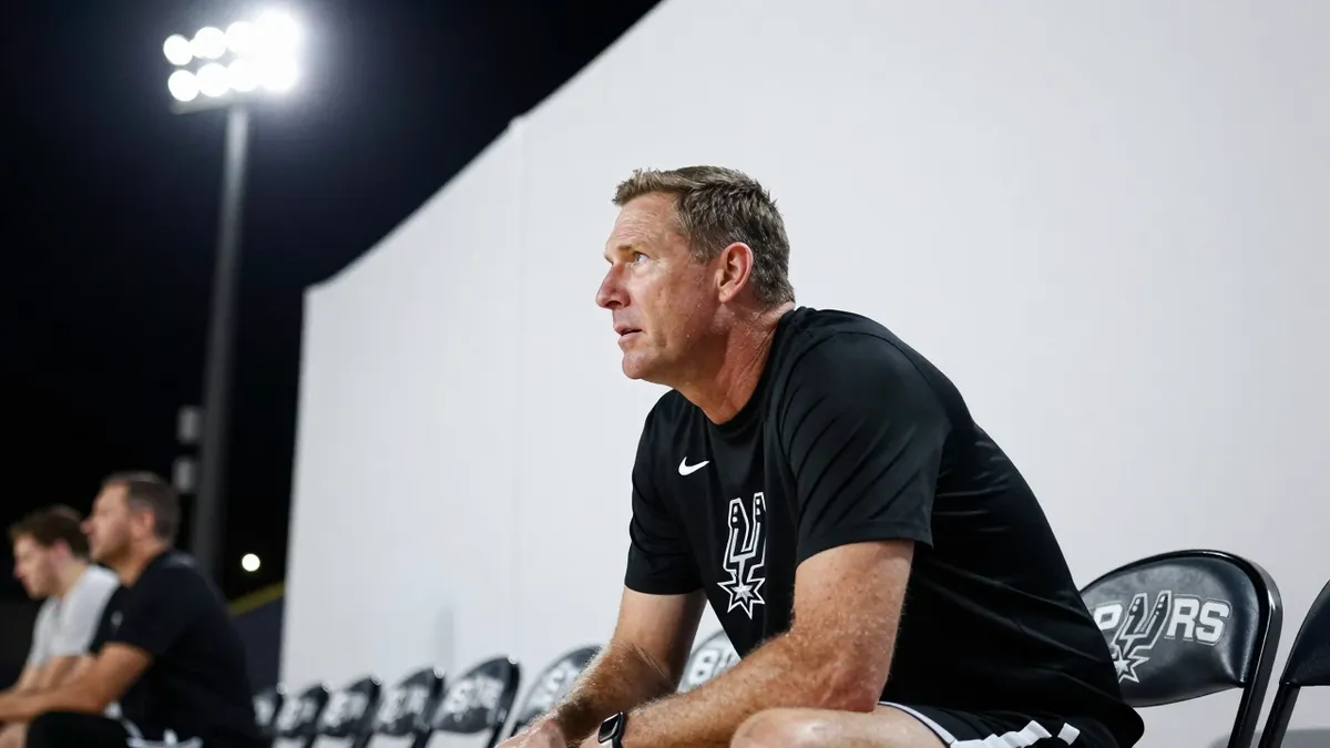 San Antonio Spurs players share first impressions of new assistant coach Billy Donovan, a Hall-of-Famer, as the team...